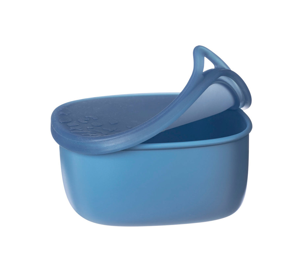 Silikonowy pojemnik z pokrywką do lunchboxa Ocean, b.box