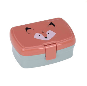 Lassig Zestaw na lunch Lunchbox + Tritanowa butelka - bidon 460 ml About Friends Lis