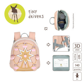 Lassig Plecak mini Tiny Drivers Diabelski młyn