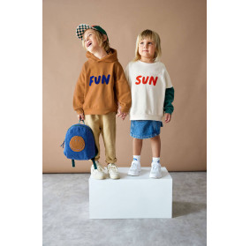 Lassig Plecak mini sztruks Little Gang Smile blue