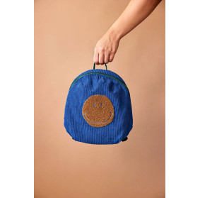 Lassig Plecak mini sztruks Little Gang Smile blue