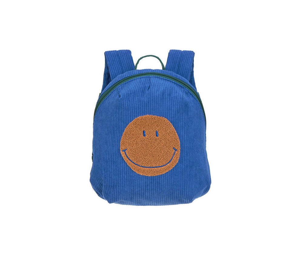 Lassig Plecak mini sztruks Little Gang Smile blue