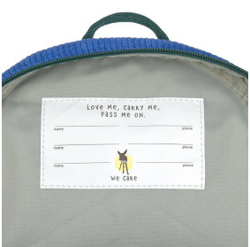 Lassig Plecak mini sztruks Little Gang Smile blue