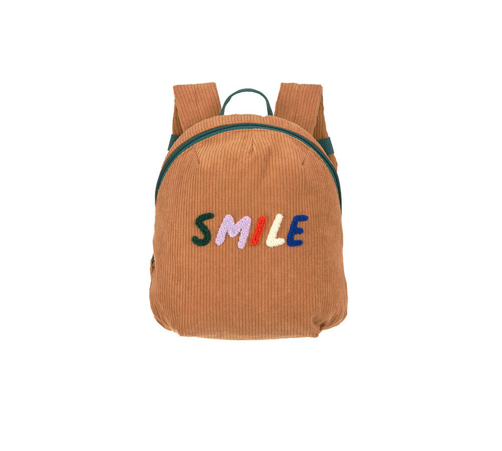 Lassig Plecak mini sztruks Little Gang Smile caramel