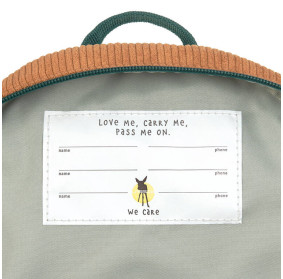 Lassig Plecak mini sztruks Little Gang Smile caramel