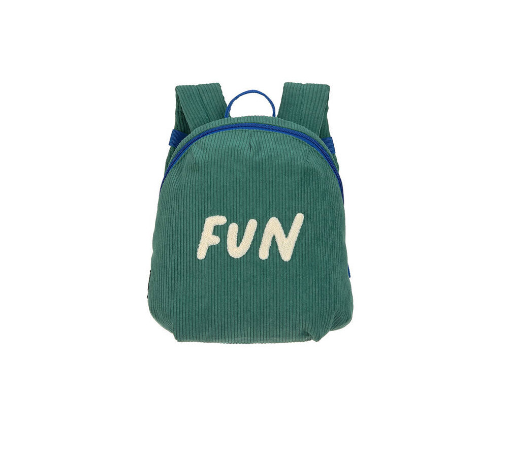 Lassig Plecak mini sztruks Little Gang Fun ocean green