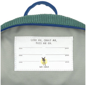 Lassig Plecak mini sztruks Little Gang Fun ocean green