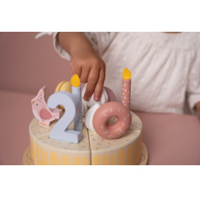 Little Dutch Torcik urodzinowy Róż FSC LD8015