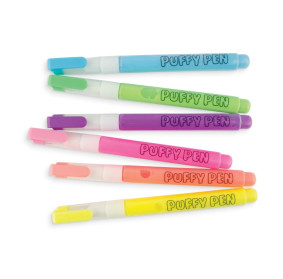 Flamastry z Efektem 3D, Magicznie Puchnące, Magic Puffy, 6 flamastrów, Ooly