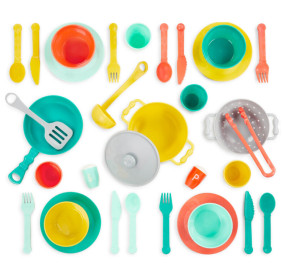 Zastawa STOŁOWA i akcesoria KUCHENNE Mini Chef Kitchen Set B.TOYS