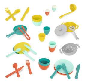 Zastawa STOŁOWA i akcesoria KUCHENNE Mini Chef Kitchen Set B.TOYS