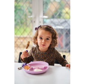 SZTUĆCE WIDELEC I ŁYŻKA NANA'S MANNERS ETAP 2 PURPLE