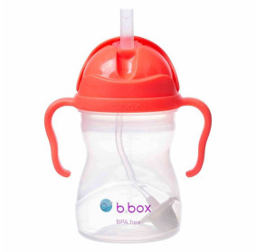 Bidon ze słomką 240ml, arbuzowy, B.BOX