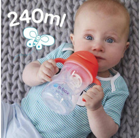Bidon ze słomką 240ml, arbuzowy, B.BOX