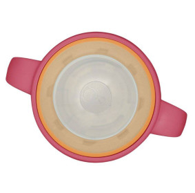 Kubek 360 do nauki picia dla dzieci – kubek treningowy, niekapek, Strawberry Shake B.box