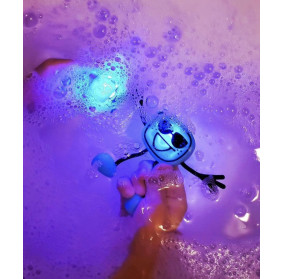 Glo Pals, Postać do kąpieli Blair - zestaw z dwiema kostkami sensorycznymi świecącymi w wodzie
