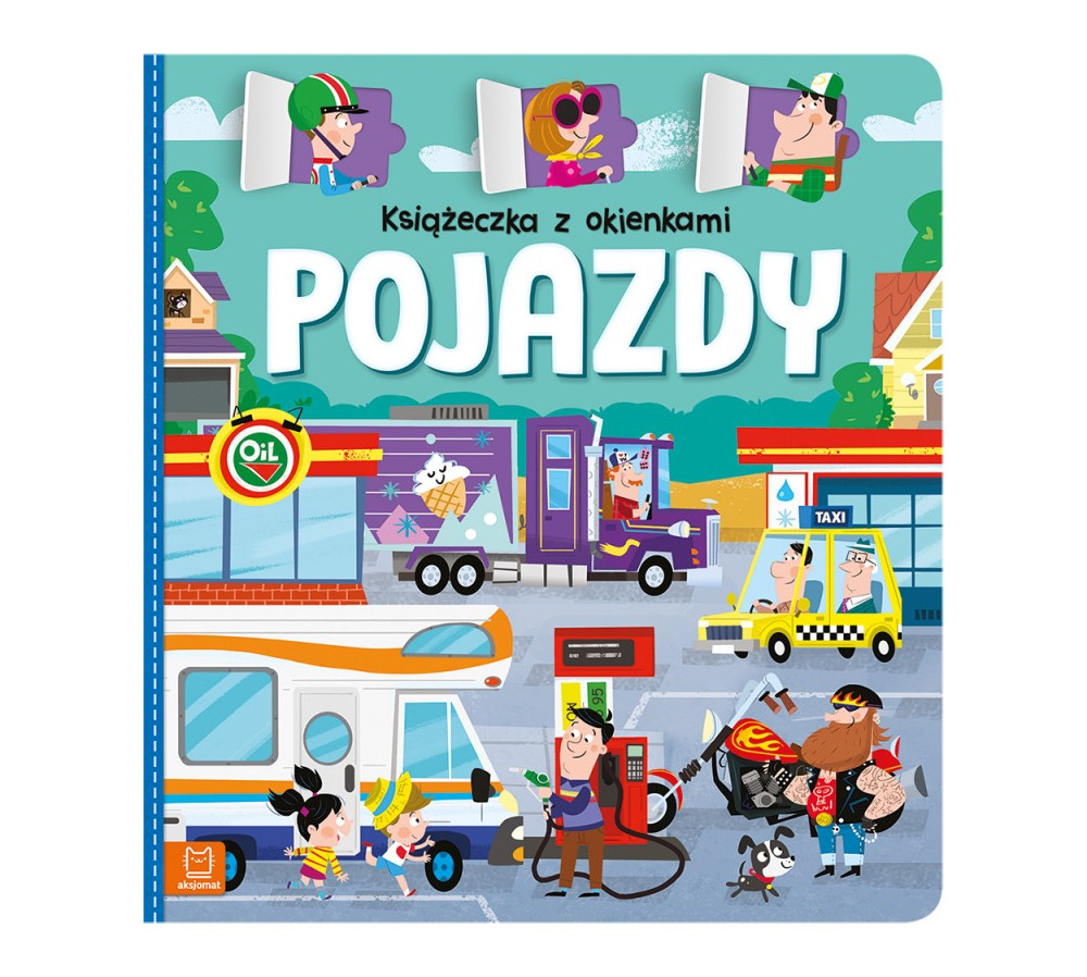 Książeczka z okienkami. Pojazdy. AKSJOMAT