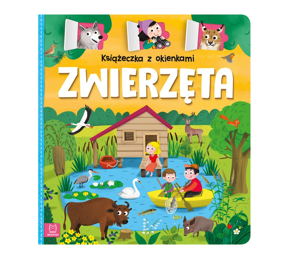 Książeczka z okienkami. Zwierzęta. AKSJOMAT