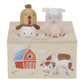 Drewniana zabawka pop-up Little Farm FSC Little Dutch