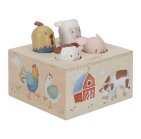 Drewniana zabawka pop-up Little Farm FSC Little Dutch