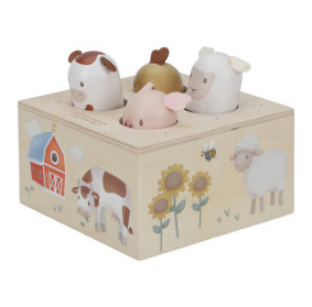 Drewniana zabawka pop-up Little Farm FSC Little Dutch