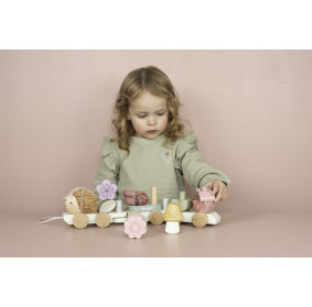 Pociąg - układanka Jeż Fairy Garden FSC Little Dutch