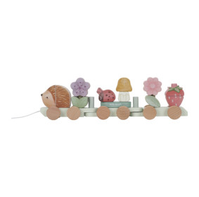 Pociąg - układanka Jeż Fairy Garden FSC Little Dutch