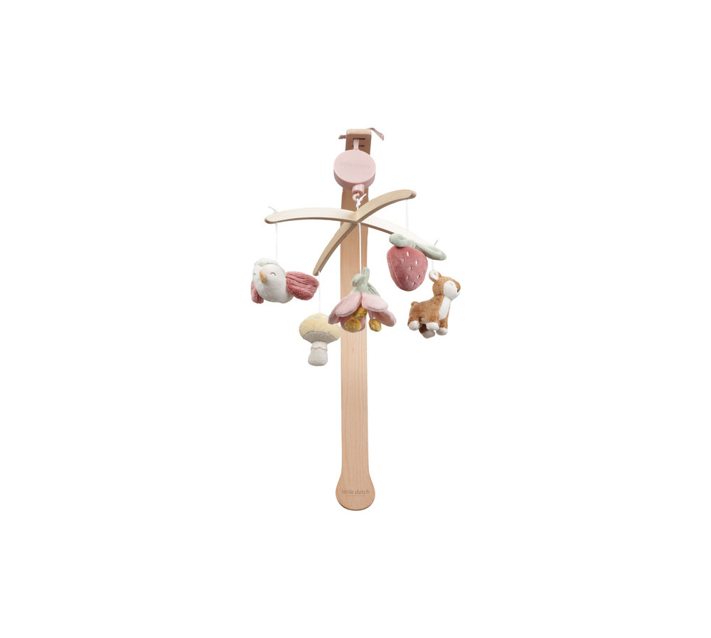 Karuzela do łóżeczka drewniana Fairy Garden FSC Little Dutch LD9000