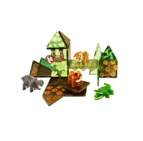 MAGNA-TILES Klocki Magnetyczne Jungle Animals 25 el.