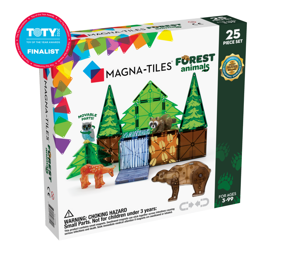 MAGNA-TILES Klocki Magnetyczne Forest Animals 25 el.