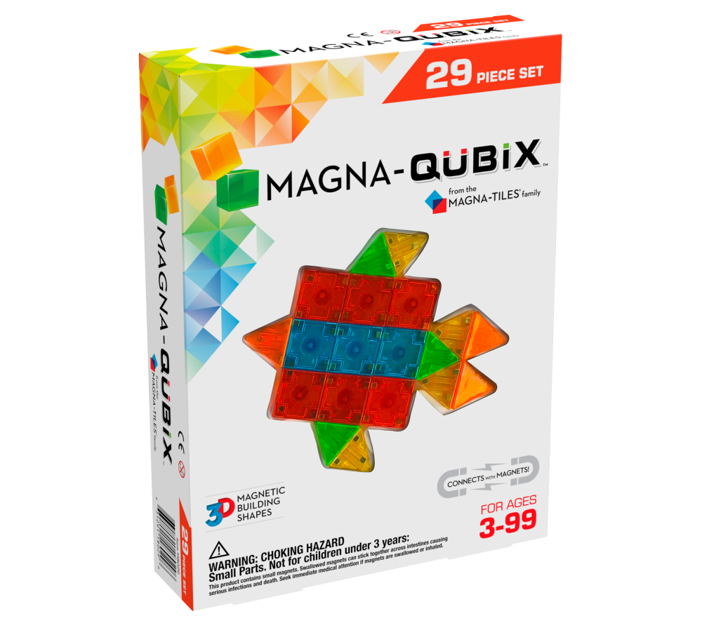 MAGNA-QUBIX Klocki Magnetyczne 29 el.
