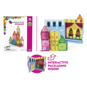 MAGNA-TILES Klocki Magnetyczne Stardust 15 el.