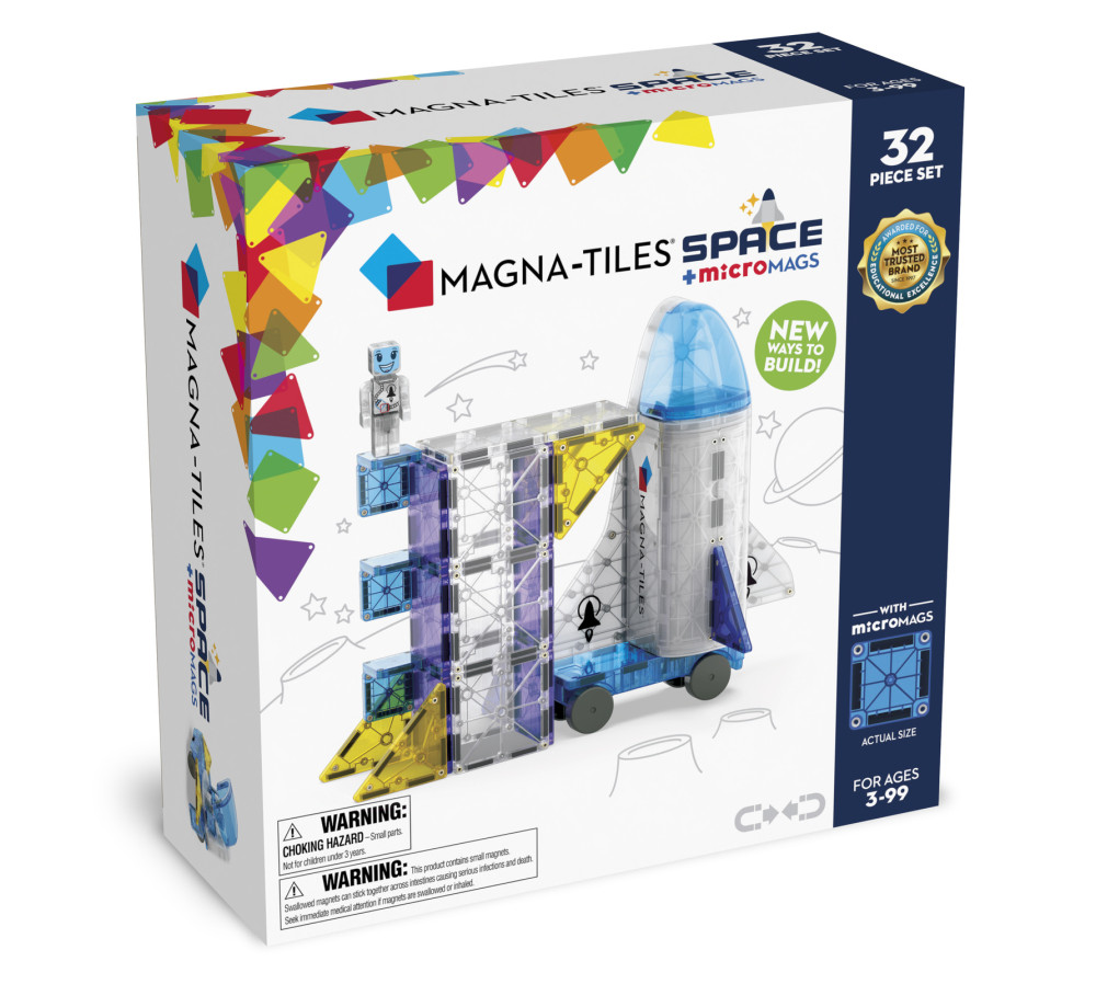 MAGNA-TILES Klocki Magnetyczne Kosmos 32 el.
