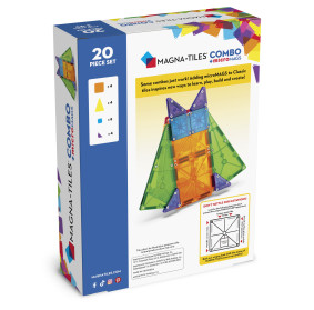 MAGNA-TILES Klocki Magnetyczne microMAGS 20 el. COMBO