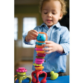 Klocki jeżyki z buźkami B.TOYS Spinaroos
