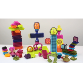 Klocki jeżyki z buźkami B.TOYS Spinaroos
