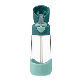 B.BOX Butelka tritanowa ze słomką 450 ml Emerald Forest