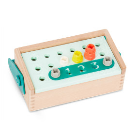 Skrzynka małego majsterkowicza, z WIERTARKĄ  Fix ‘n’ Play Kit – B.TOYS
