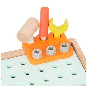 Skrzynka małego majsterkowicza, z WIERTARKĄ  Fix ‘n’ Play Kit – B.TOYS