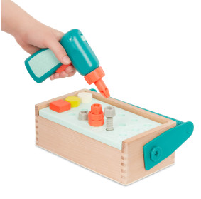 Skrzynka małego majsterkowicza, z WIERTARKĄ  Fix ‘n’ Play Kit – B.TOYS