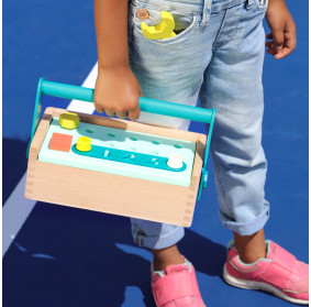 Skrzynka małego majsterkowicza, z WIERTARKĄ  Fix ‘n’ Play Kit – B.TOYS