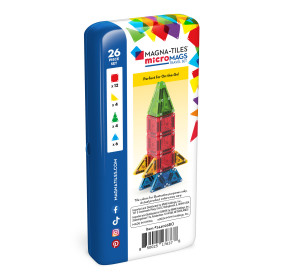 MAGNA-TILES Klocki Magnetyczne Travel microMAGS 26 el