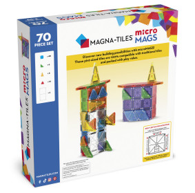 MAGNA-TILES Klocki Magnetyczne microMAGS 70 el.
