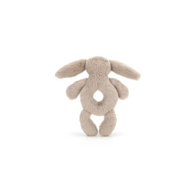 Króliczek Grzechotka Beżowa 18 cm, Jellycat
