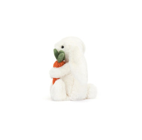 Wesoły króliczek z marchewką 18cm, Jellycat