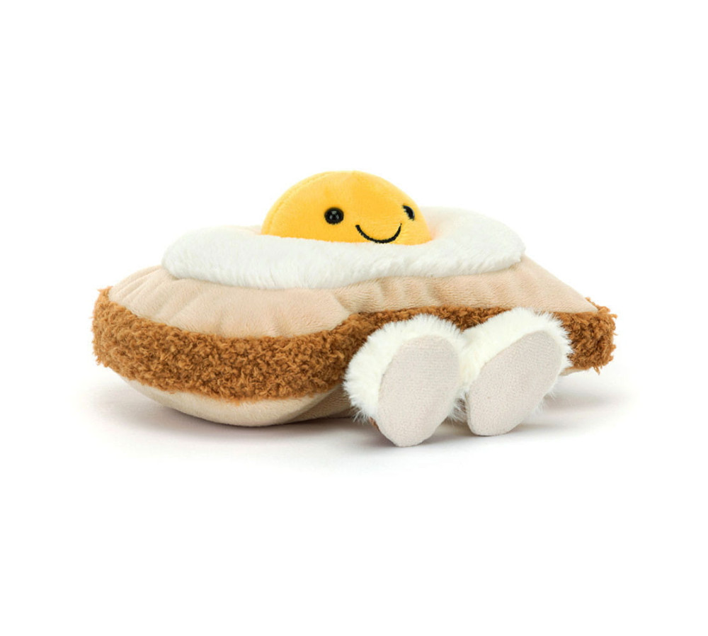 Wesołe Jajko Sadzone na Toście 16 cm, Jellycat