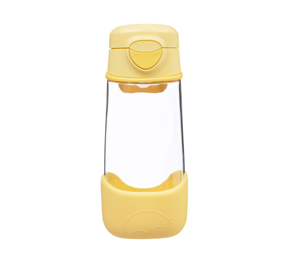 B.box Butelka na wodę - bidon z ustnikiem tritanowy 450 ml Lemon Twist