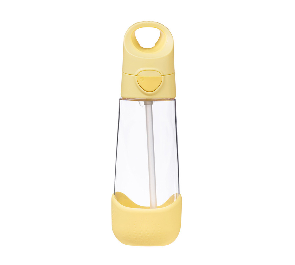 b.box Bidon - butelka na wodę ze słomką tritanowa 600ml Lemon Twist