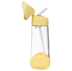 b.box Bidon - butelka na wodę ze słomką tritanowa 600ml Lemon Twist