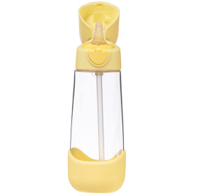 b.box Bidon - butelka na wodę ze słomką tritanowa 600ml Lemon Twist